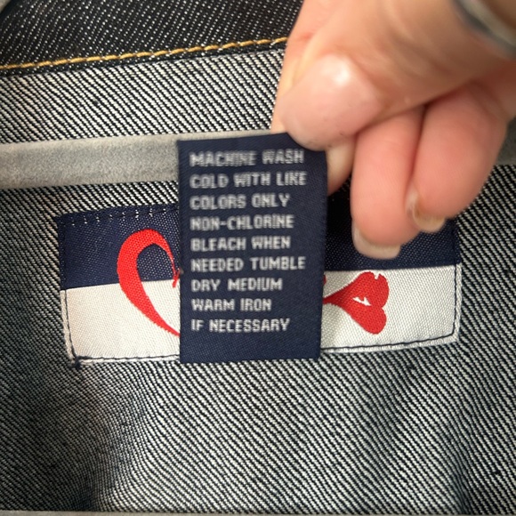 Chic Denim Short Sleeve Blazer 3X babydoll flirty whimsy fairy - Picture 4 of 5